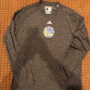 Adidas golden state Warriors dri fit long sleeve T