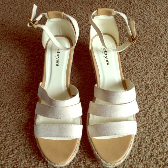 Vanilla Cashmere Lane Bryant Wedge Sandals