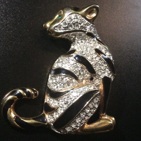 Fashion Jewelry | 3 1/2" XLarge Cat Pin (Read) - Picture 2 of 5