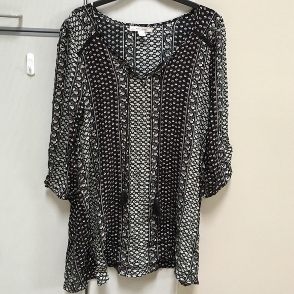 Adam Levine Floral Print Tunic Dress