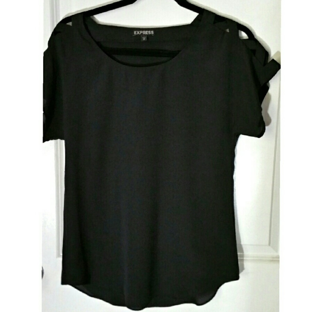 ⚡ HP ⚡ Express Black Blouse NWOT