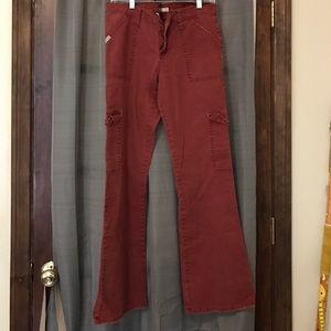 Bongo Red Bootcut pants