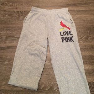 STL CARDINALS boyfriend sweatpants.