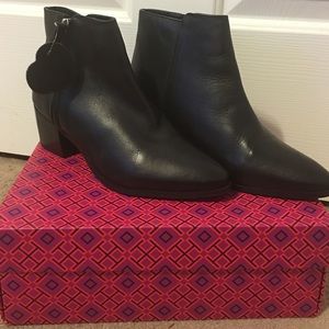 Sale❗️Real leather Bardot heeled bootie Topshop