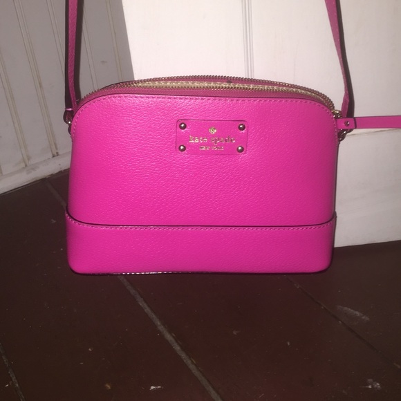 Kate Spade cross body pink purse