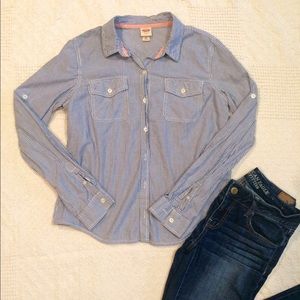 Striped Mossimo Buttondown