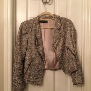 Zara glitter blazer