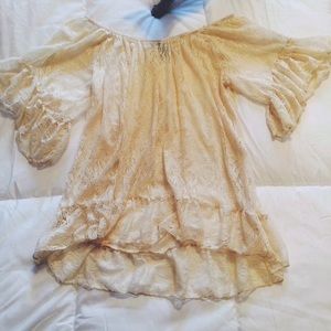 Lace Off the shoulder Top