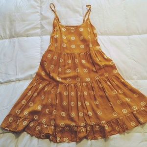 Flowered Tiered Dress