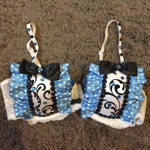 Alice in wonderland inspired "rave" bra