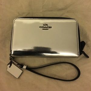 Authentic Coach wristlet. Gently used.