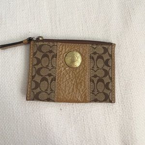 Authentic Coach mini wallet