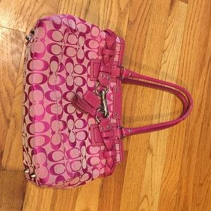Pink Coach Purse