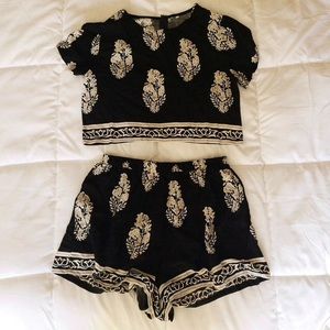 Two Piece Set/ Romper