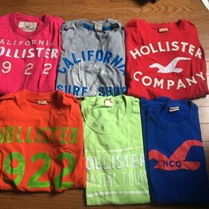 Hollister graphic t shirts