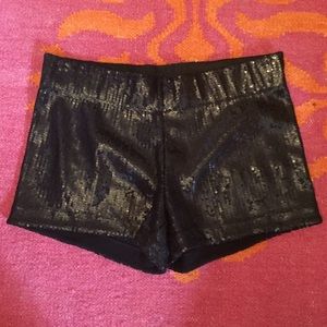 Alice &a Olivia sequin shorts