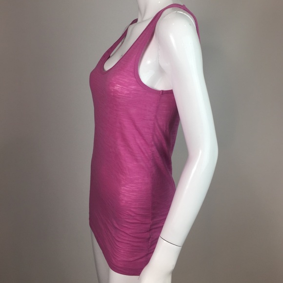 NATION LTD Pink Burn Out Tank Top Size 3 - Picture 2 of 4