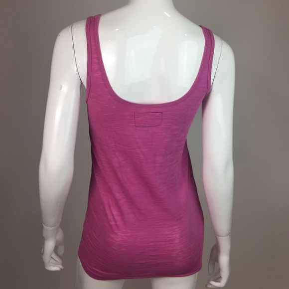 NATION LTD Pink Burn Out Tank Top Size 3 - Picture 3 of 4