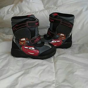 Lighting McQueen Snow Boots