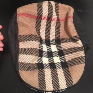 Wool Vintage Authentic Burberry Newsboy Cap