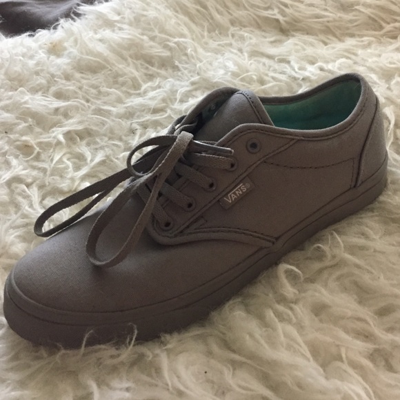 Size 6 Woman's grey Vans.