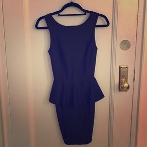 Top Shop Peplum Pencil Dress