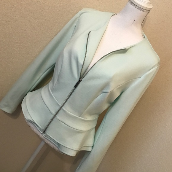 Super cute and extremely soft peplum jacket