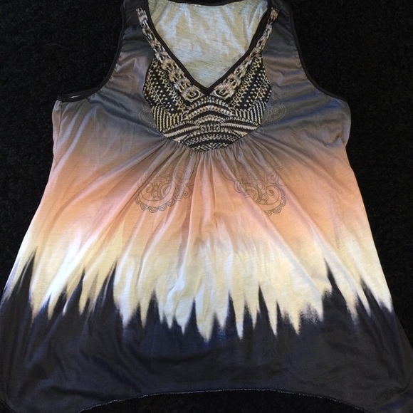 Ombré tank top
