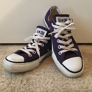 Gently used purple Converse!