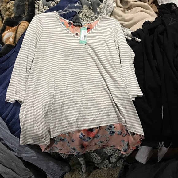 Papermoon Cline Woven Knit Top