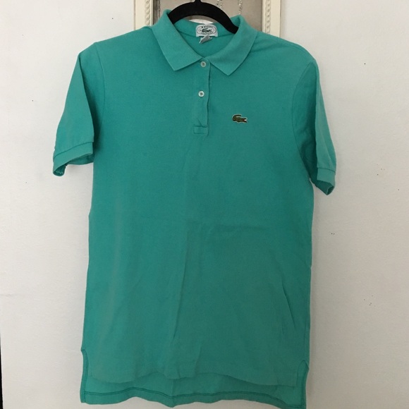 New teal green Lacoste polo. Women's medium
