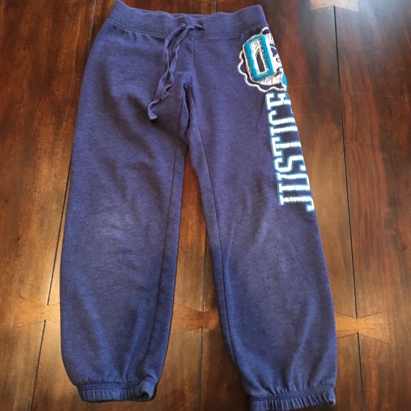 Justice Girls Sweat Pants Size 7