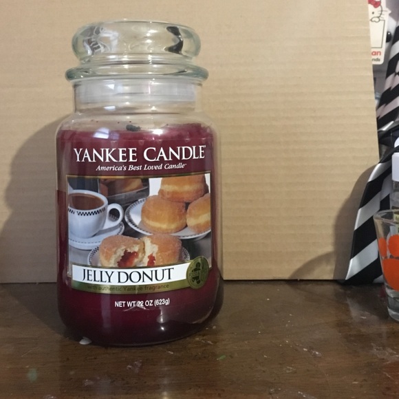 Jelly Donut Yankee Candle Large Jar