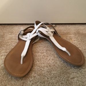 Franco Sarto white gladiator sandal. Size 8