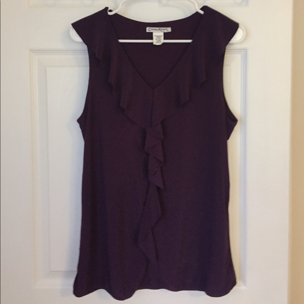 Purple shell top
