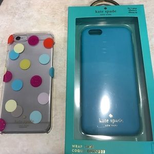 Two Kate spade iPhone 6/6S cases.