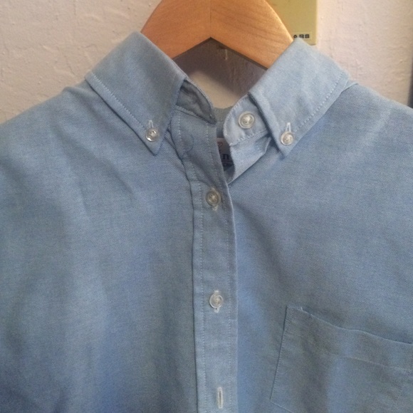 Chambray button up Tshirt - Picture 2 of 2