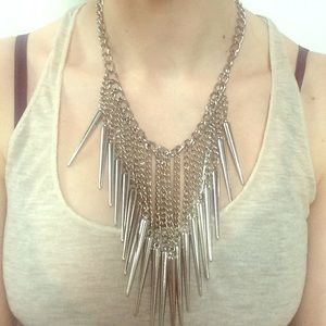 Nasty Gal studded necklace
