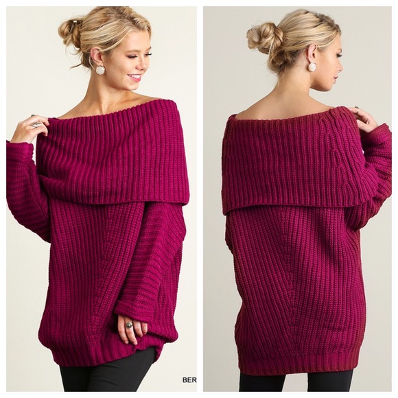 Off Shoulder Sweater Top - Picture 2 of 2