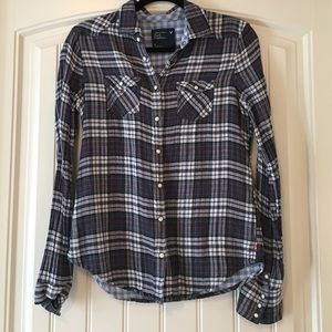 Gently used American Eagle button up flannel