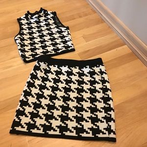 BodyCon Houndstooth Set