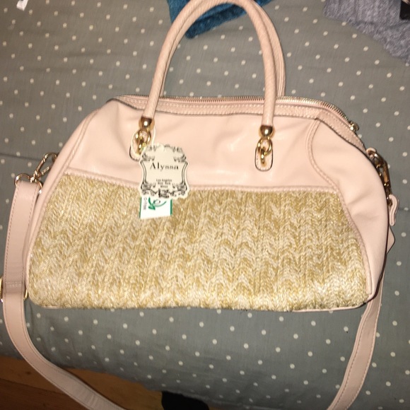 Pink shoulder bag