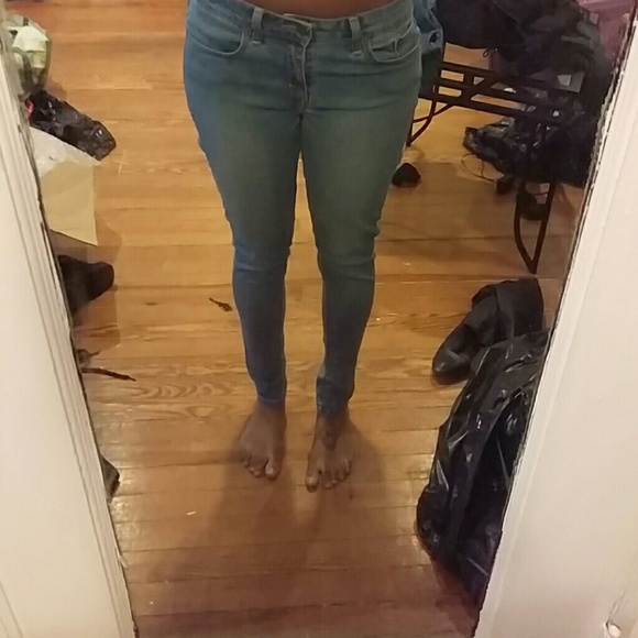 Skinny leg jeggings
