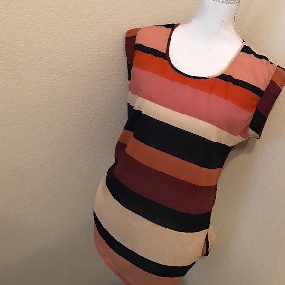 Daniel Rainn striped top xs