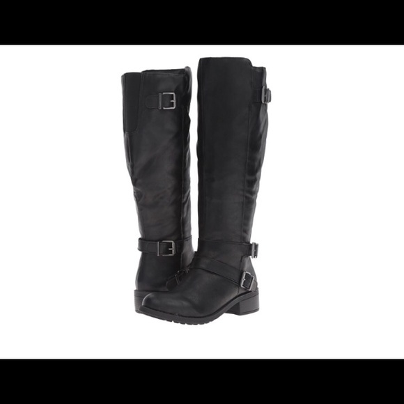 Rampage Isobel black boots size 8