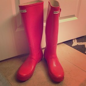 Hunter rain boots - pink