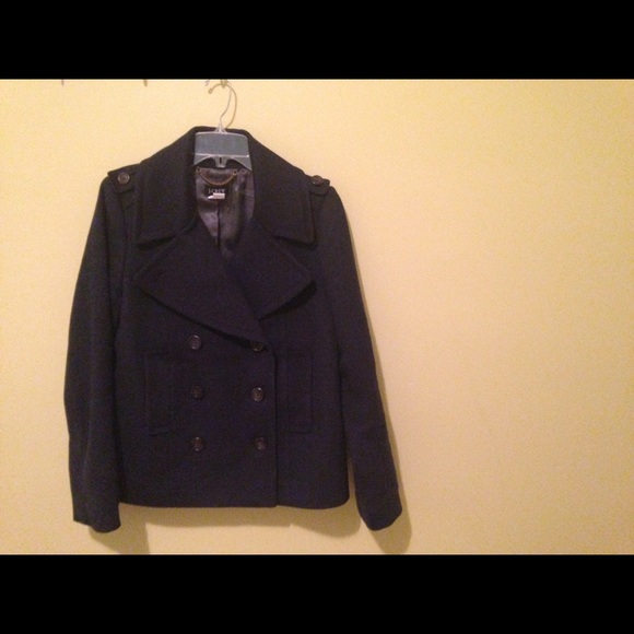 Periwinkle J. Crew pea coat