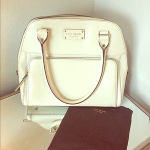 White Kate Spade bag