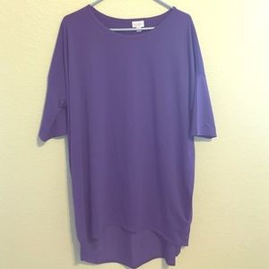 Lularoe XL Irma Solid Purple