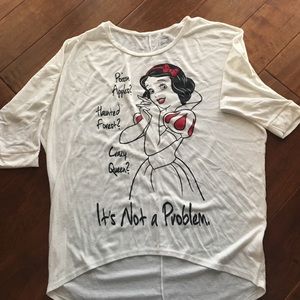 Snow White Disney top sz L